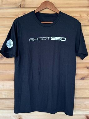 Shoot360 Black Basketball Training Graphic T-Shirt